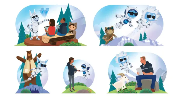Character cutouts — artwork