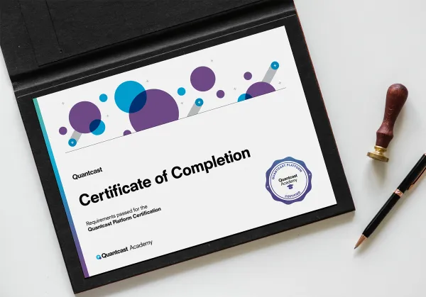 Certificate of completion
