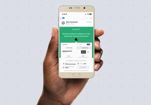 Product announcement email