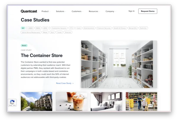 Case studies page