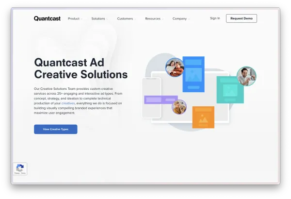 Ad solutions page