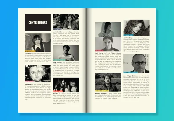 Contributors page