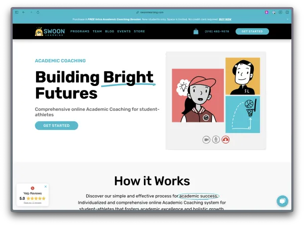 Coaching page